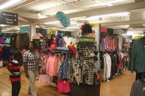 A low roof and crammed stock make the mezzanine in Tesco a lacklustre experience